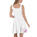Watercolour Pink Splash - Womens Skater Dress