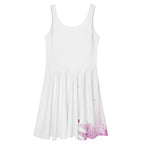 Watercolour Pink Splash - Womens Skater Dress