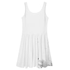 Watercolour Grey Splash - Womens Skater Dress