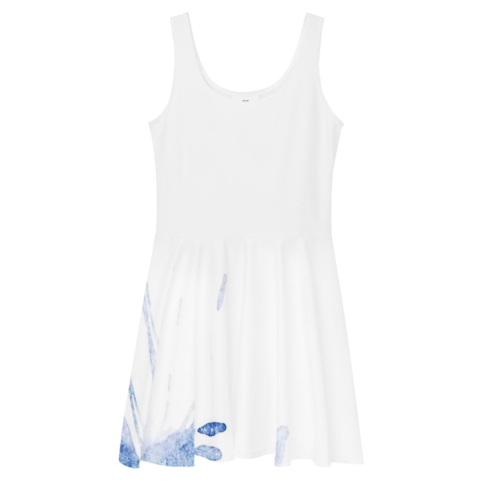 Watercolour Blue Splash - Womens Skater Dress