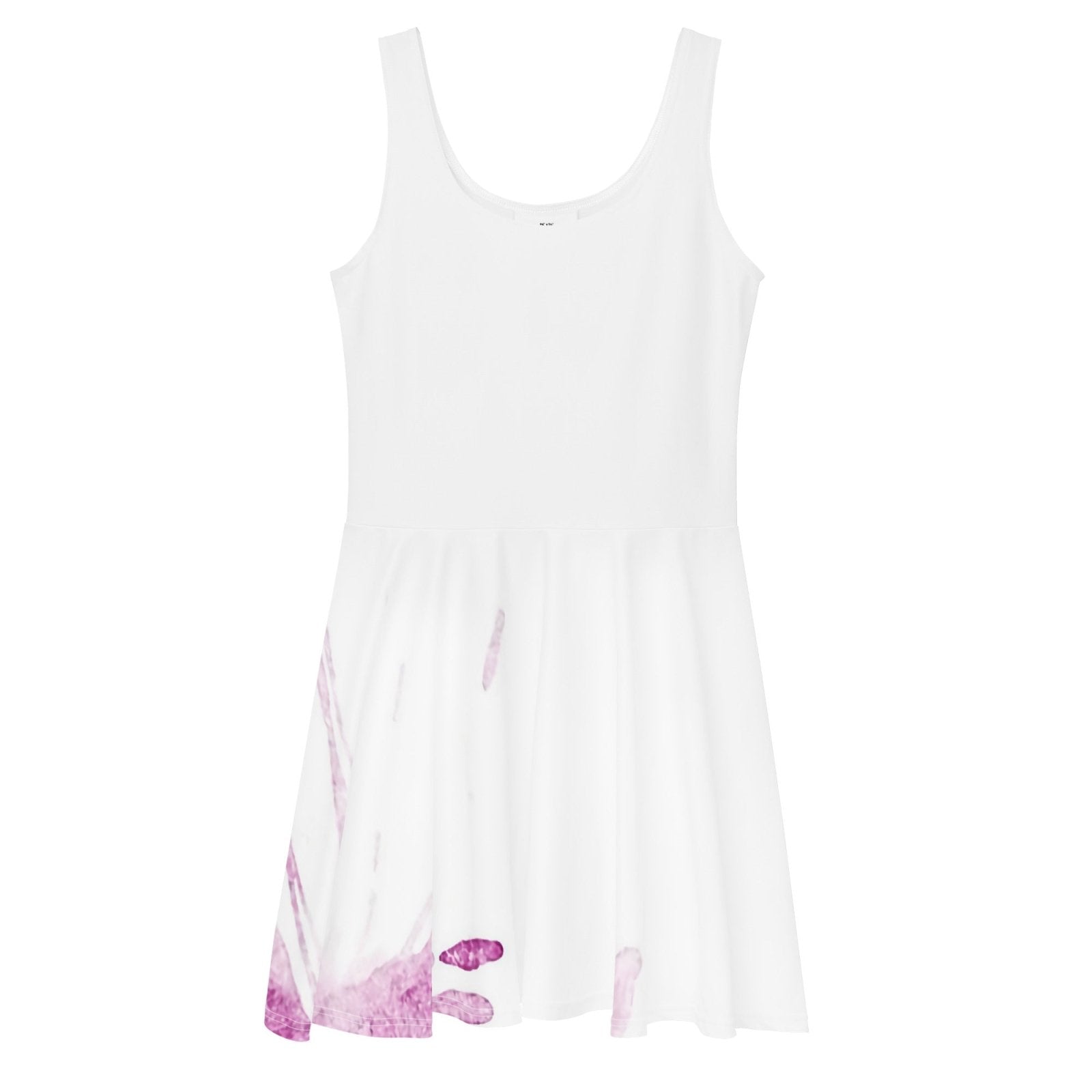 Watercolour Pink Splash - Womens Skater Dress