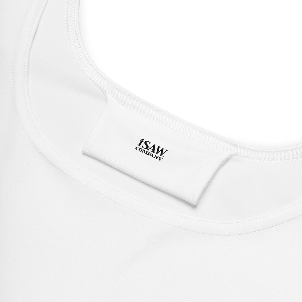 iSAW Womens White Skater Dress