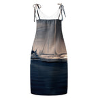 The Sleeping Yachts (at Sunrise) - Womens Chiffon Slip Dress