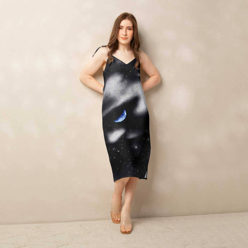 In The Quiet of Your Mind - Womens Chiffon Slip Dress