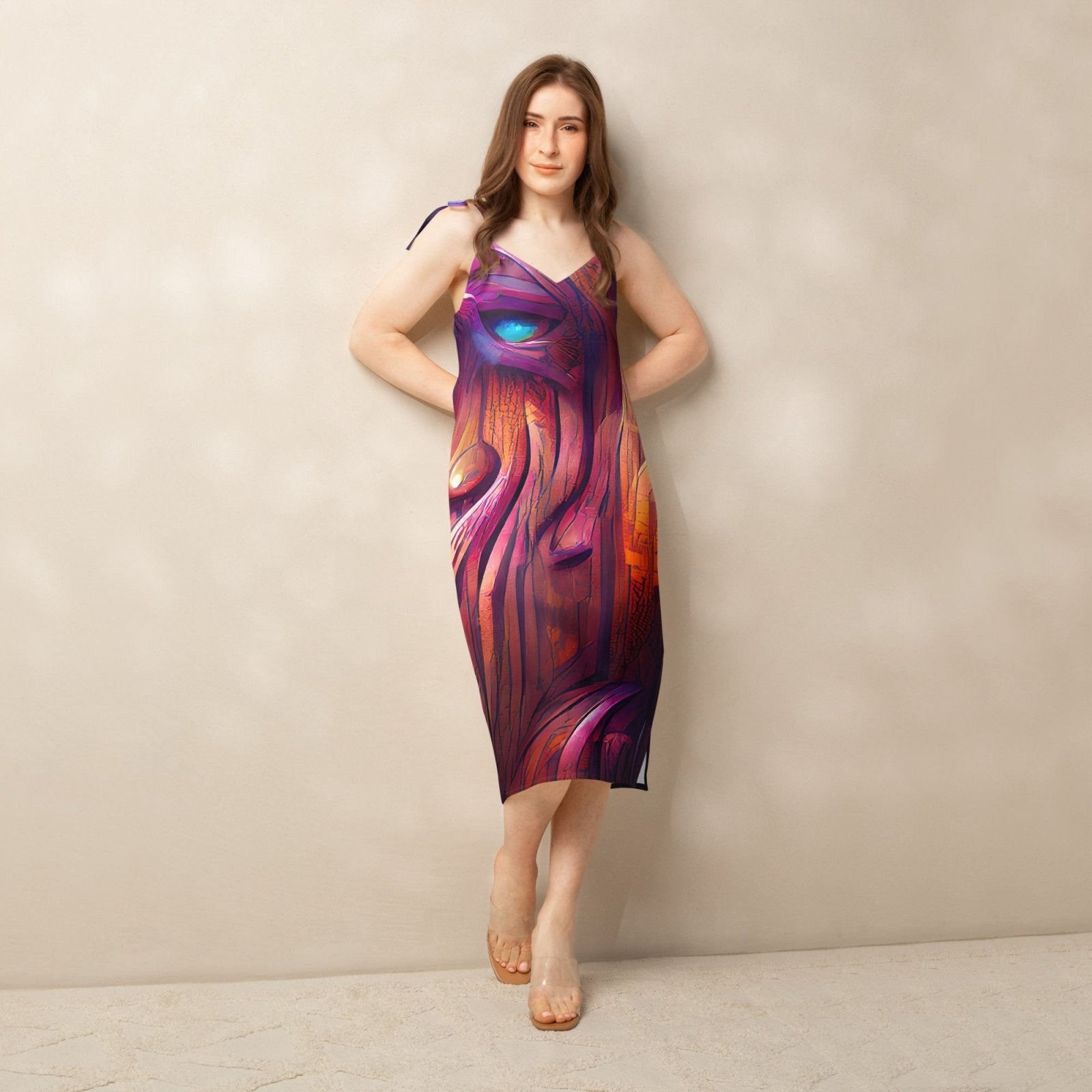 Hardwood - Womens Chiffon Slip Dress