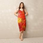 Qízhì - Womens Chiffon Slip Dress