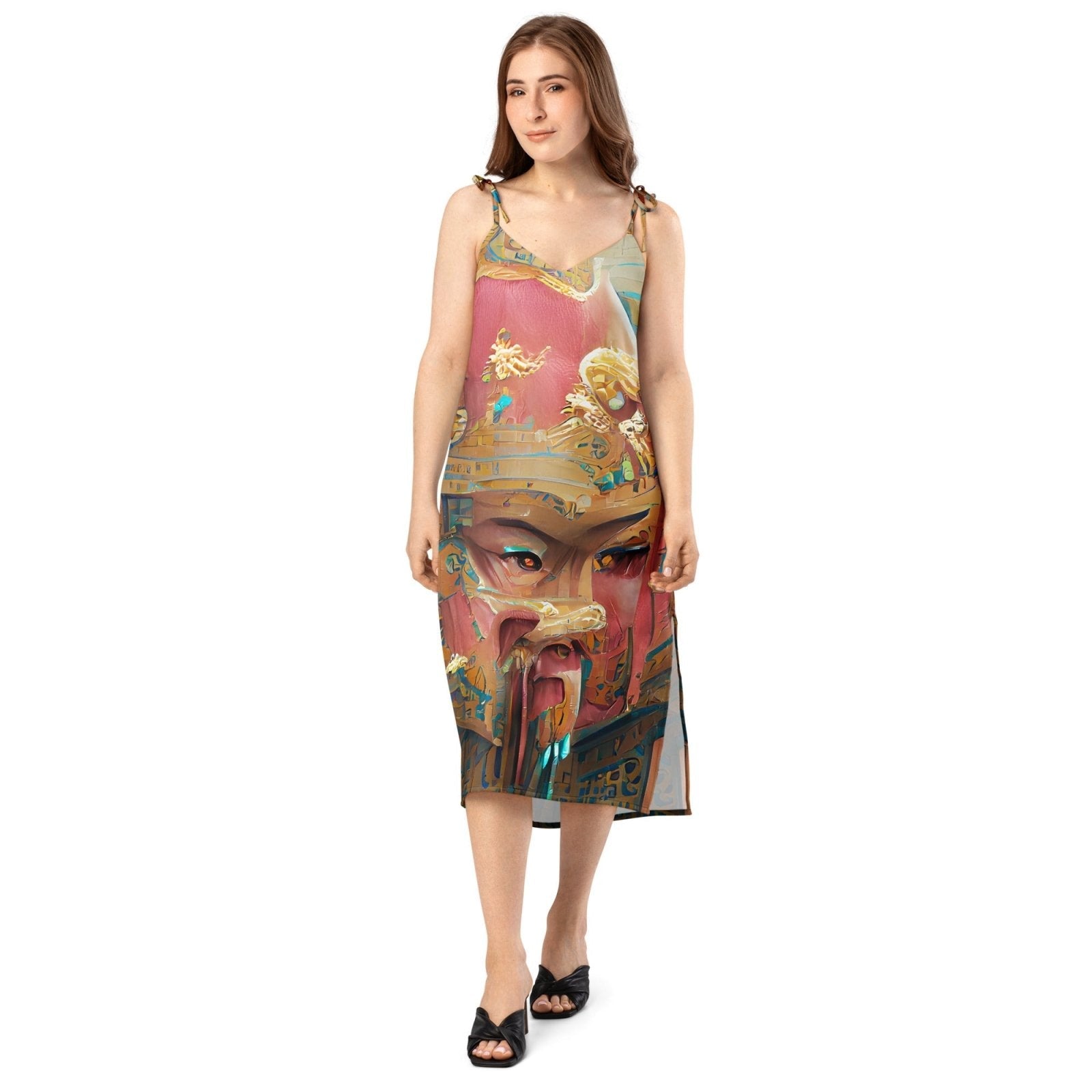 Huángdì - Womens Chiffon Slip Dress