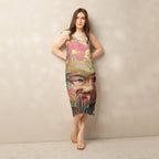 Huángdì - Womens Chiffon Slip Dress