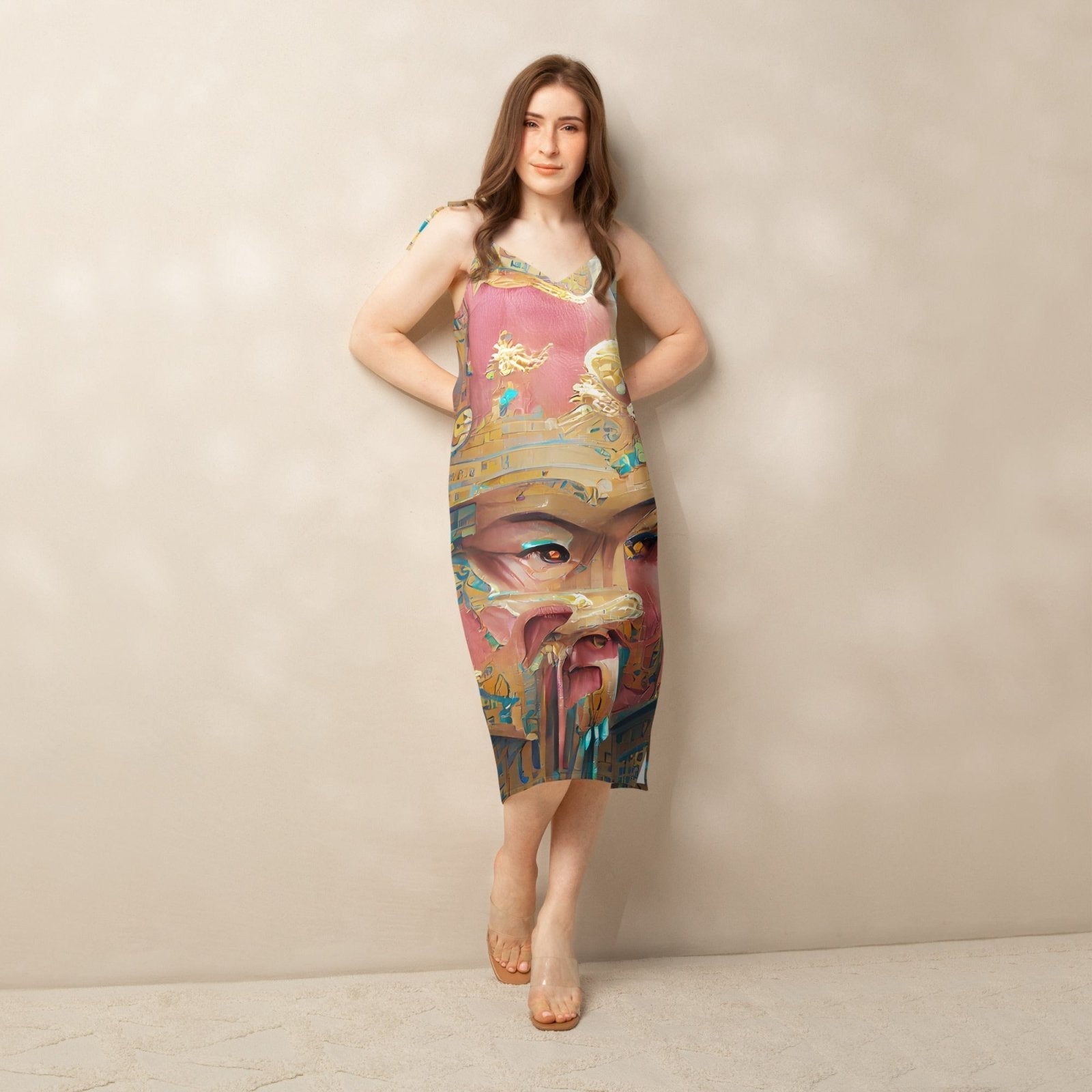 Huángdì - Womens Chiffon Slip Dress