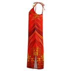 Qízhì - Womens Chiffon Slip Dress