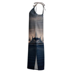 The Sleeping Yachts (at Sunrise) - Womens Chiffon Slip Dress