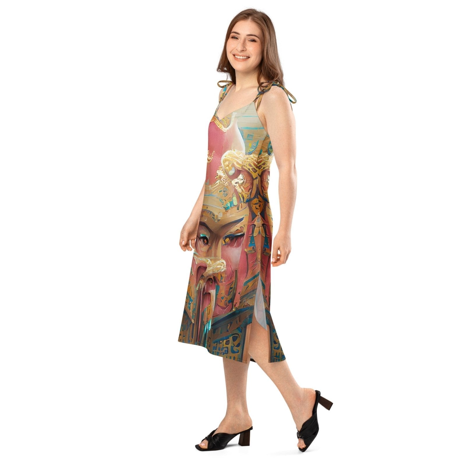 Huángdì - Womens Chiffon Slip Dress