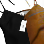Half Black Half Gāolàng - Womens Chiffon Slip Dress