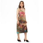 Huángdì - Womens Chiffon Slip Dress
