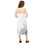 Watercolour Grey Splash - Womens Chiffon Slip Dress