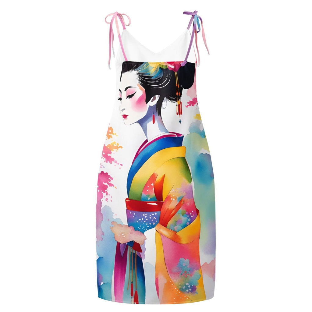 Geisha Girl - Womens Chiffon Slip Dress