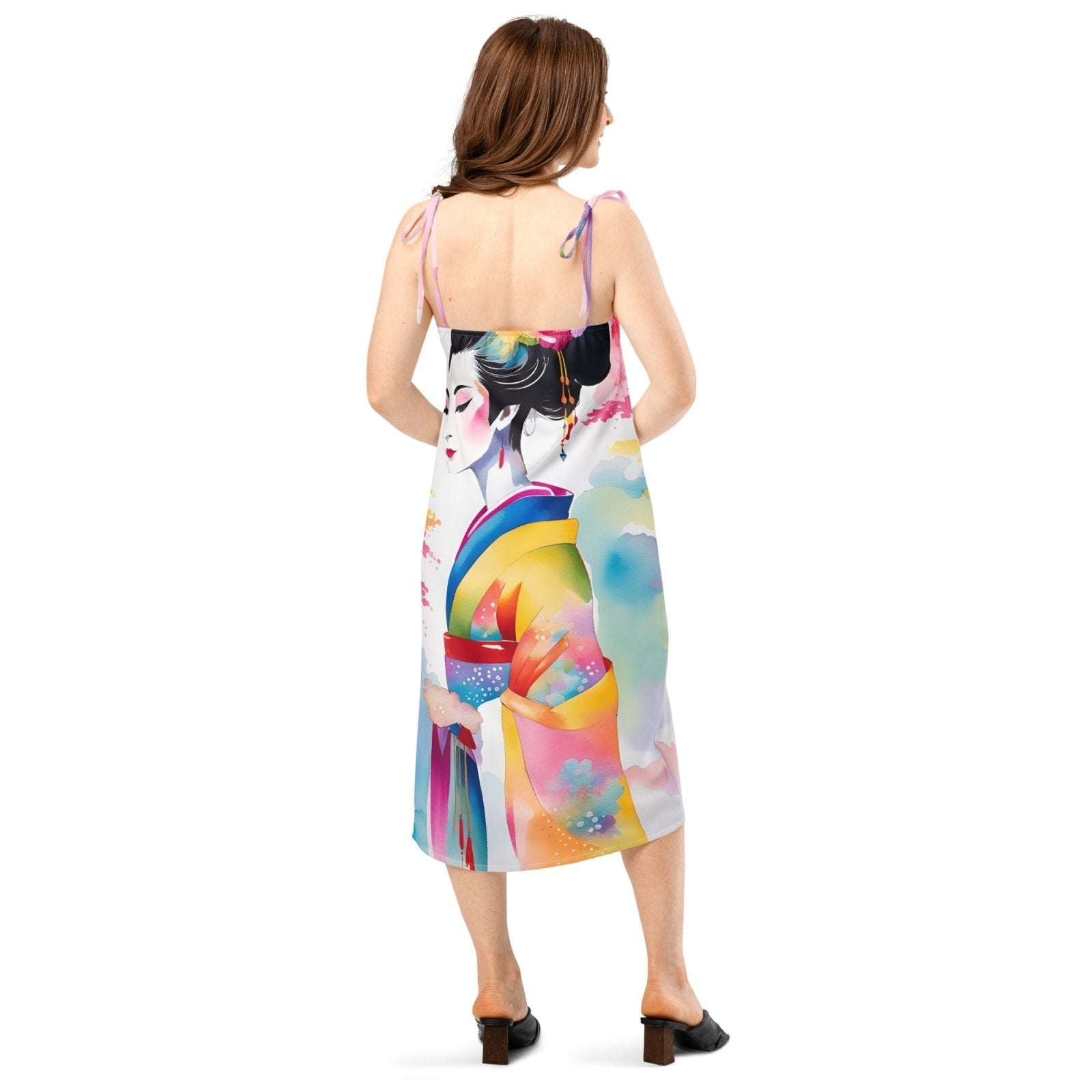 Geisha Girl - Womens Chiffon Slip Dress