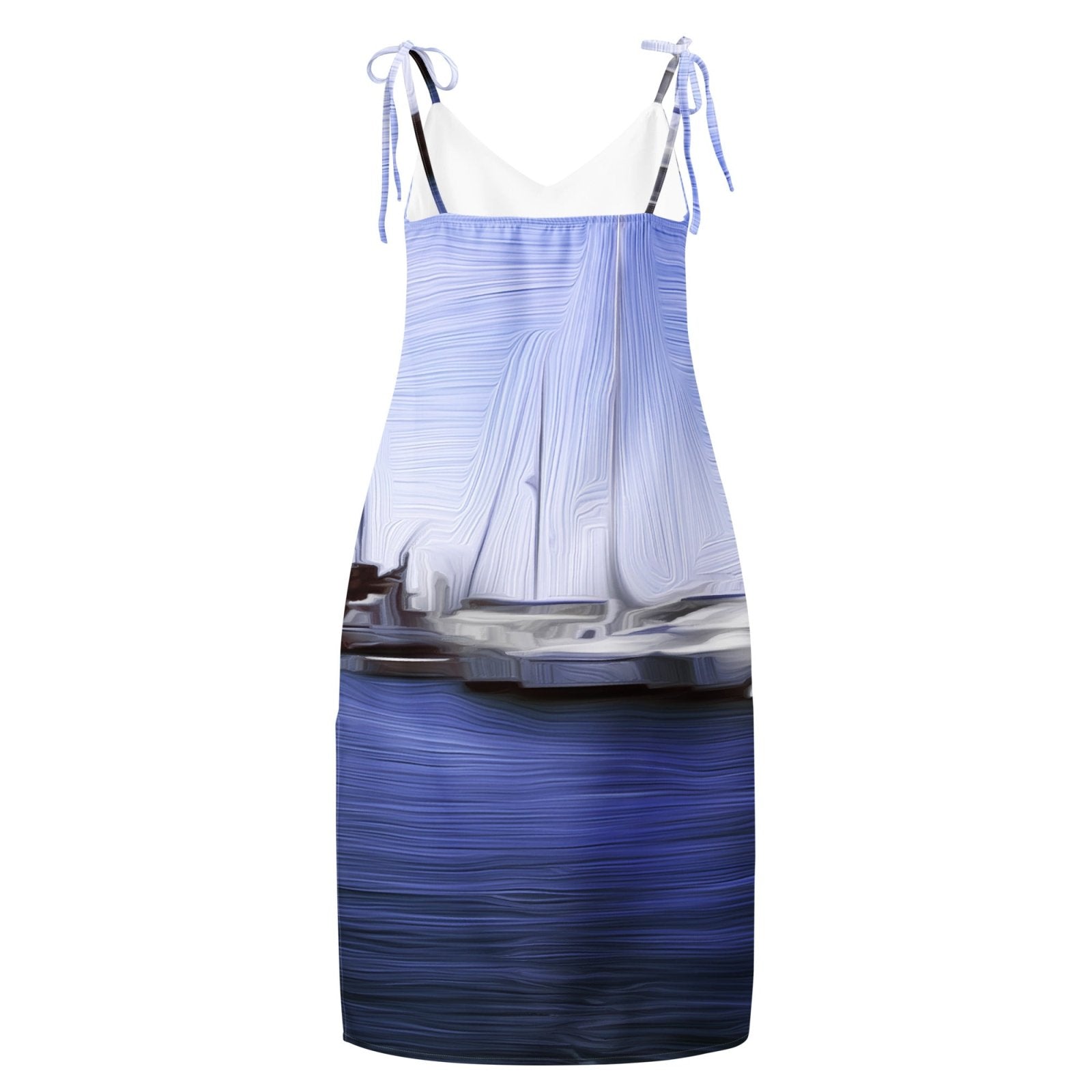 The Sleeping Yachts (at Afternoon) - Womens Chiffon Slip Dress