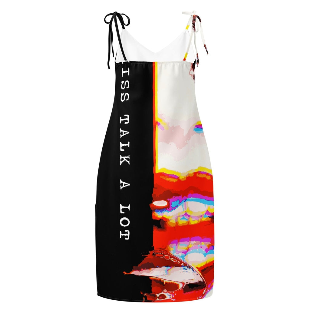 Miss Talk A Lot - Womens Chiffon Slip Dress