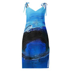 A Drop In The Ocean - Womens Chiffon Slip Dress