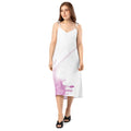 Watercolour Pink Splash - Womens Chiffon Slip Dress