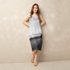 The Sleeping Yachts (at Night) - Womens Chiffon Slip Dress