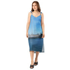 The Sleeping Yachts (at Morning) - Womens Chiffon Slip Dress