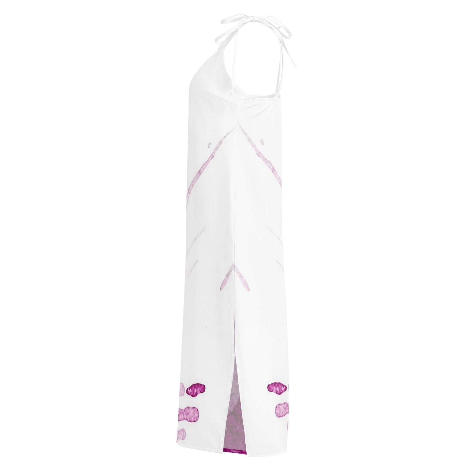 Watercolour Pink Splash - Womens Chiffon Slip Dress
