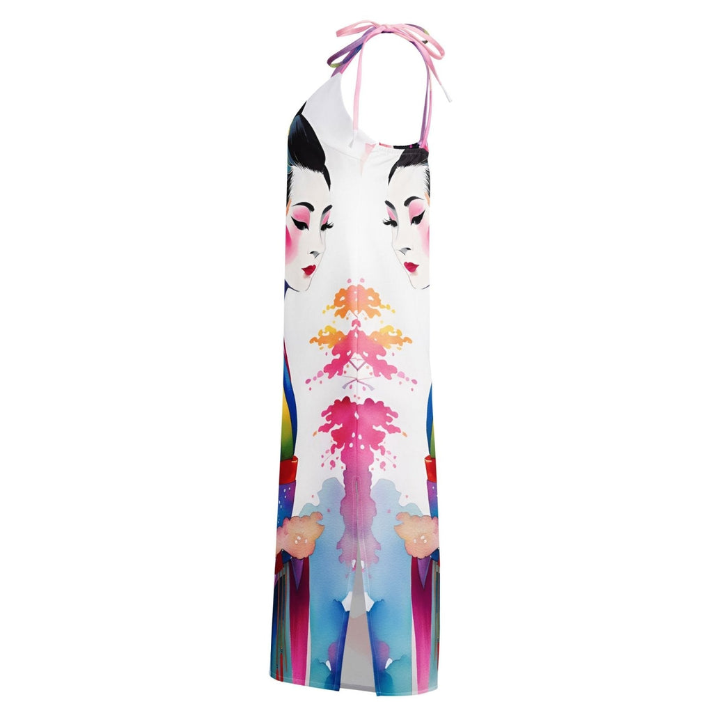 Geisha Girl - Womens Chiffon Slip Dress