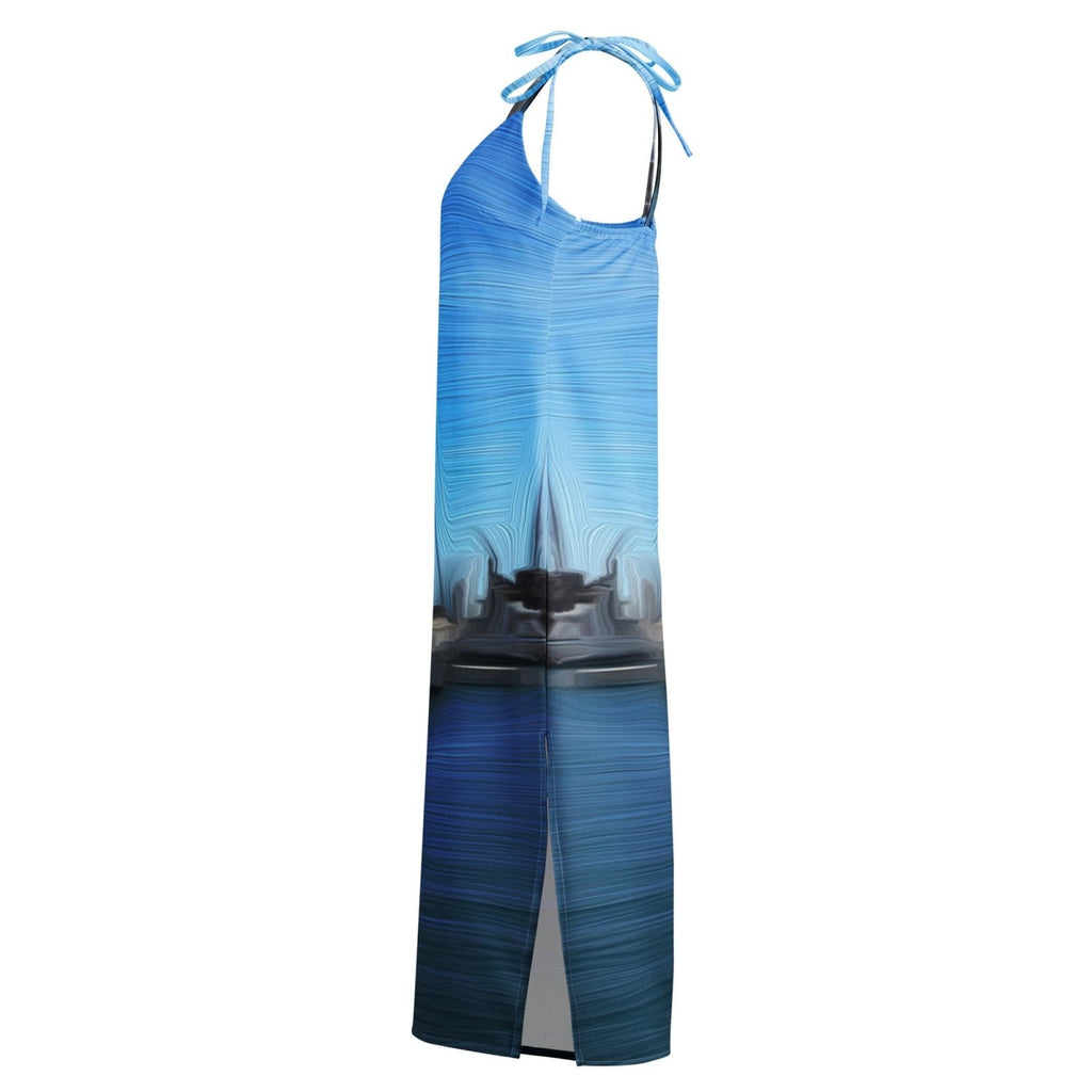 The Sleeping Yachts (at Morning) - Womens Chiffon Slip Dress
