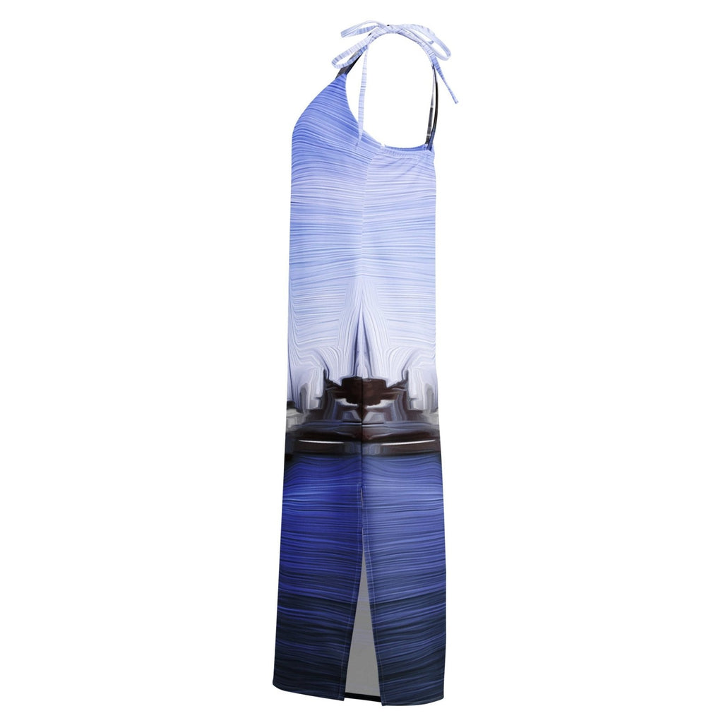 The Sleeping Yachts (at Afternoon) - Womens Chiffon Slip Dress