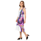 Hippie Guitar - Womens Chiffon Slip Dress