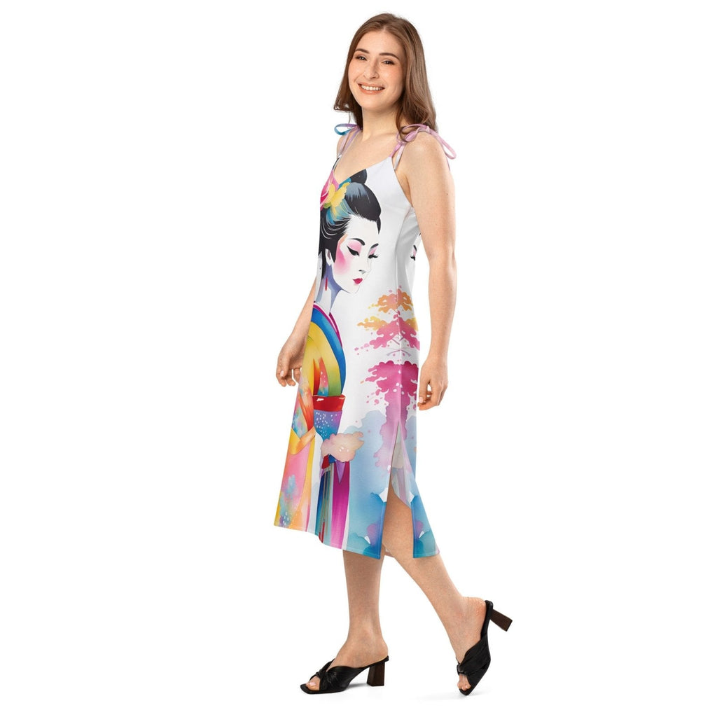 Geisha Girl - Womens Chiffon Slip Dress