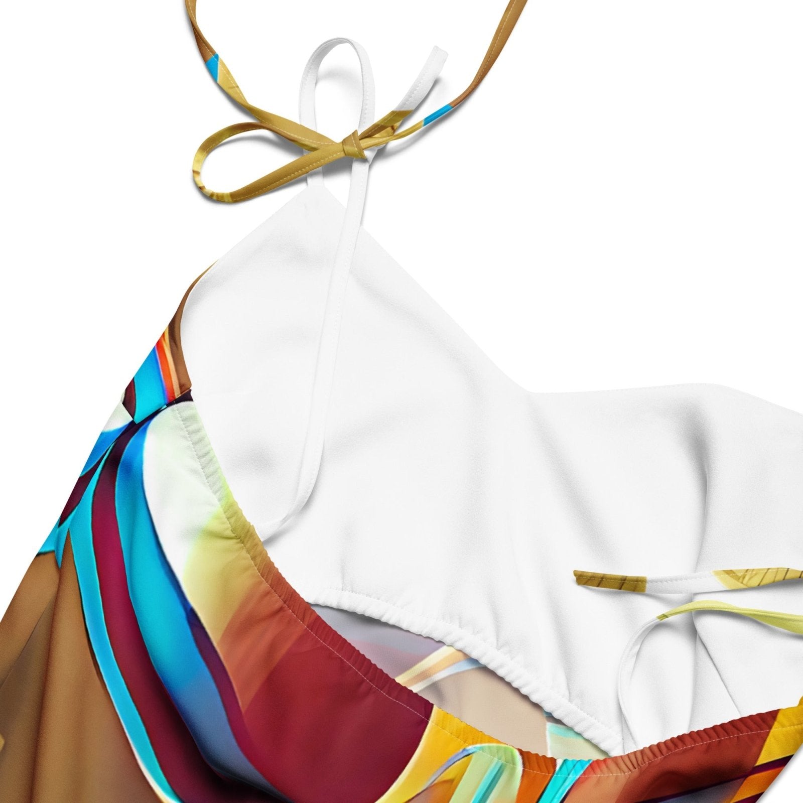 Retro Cool White - Womens Chiffon Slip Dress
