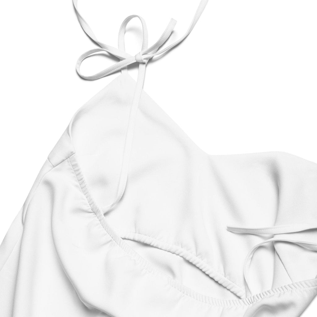 iSAW Womens White Chiffon Slip Dress