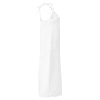 iSAW Womens White Chiffon Slip Dress