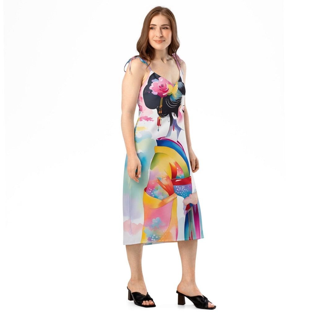 Geisha Girl - Womens Chiffon Slip Dress