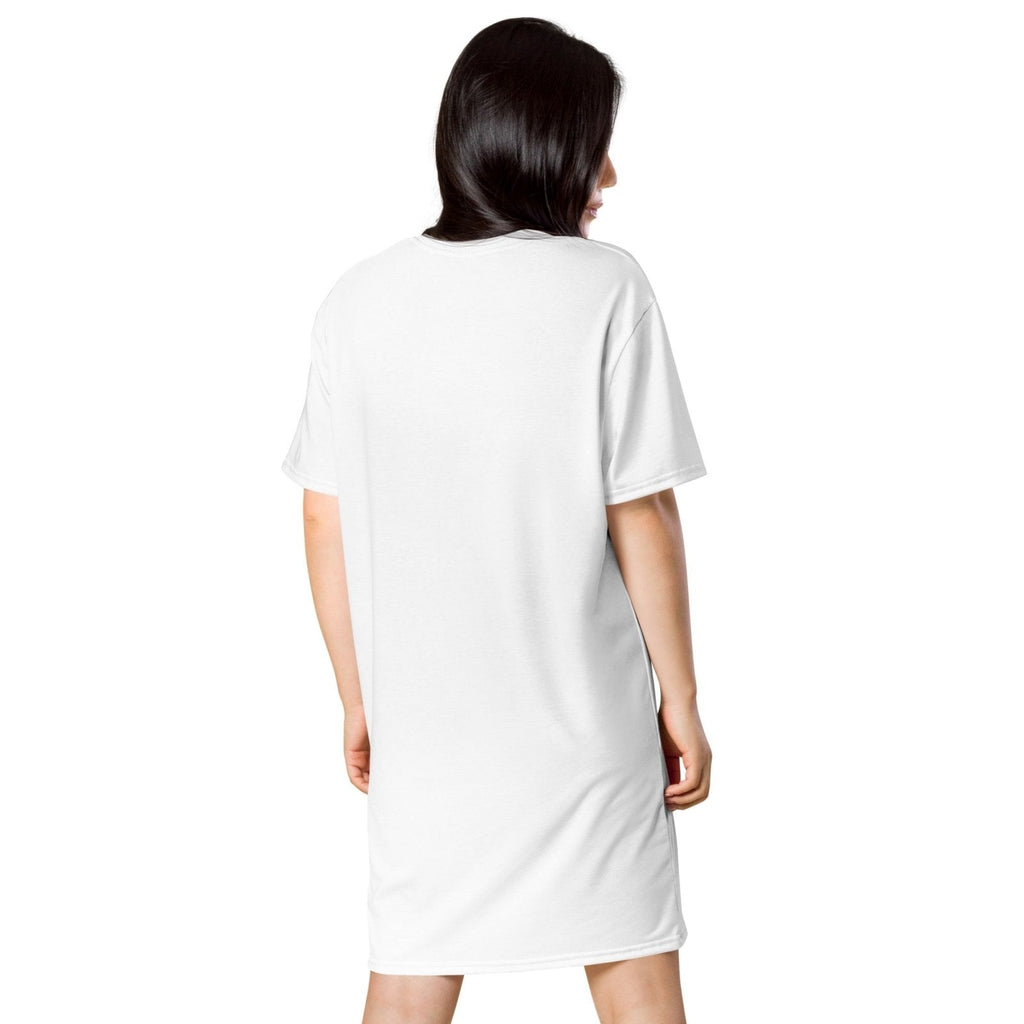 iSAW Womens White T-Shirt Dress - iSAW Company