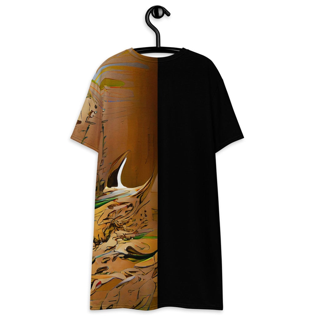 Half Black Half Gāolàng - Womens T-Shirt Dress
