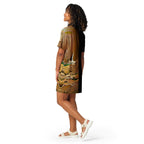 Half Black Half Gāolàng - Womens T-Shirt Dress