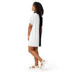 Half Black Half White - Womens T-Shirt Dress
