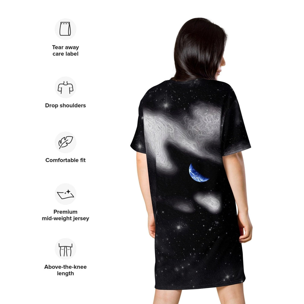 In The Quiet of Your Mind - Womens T-Shirt Dress
