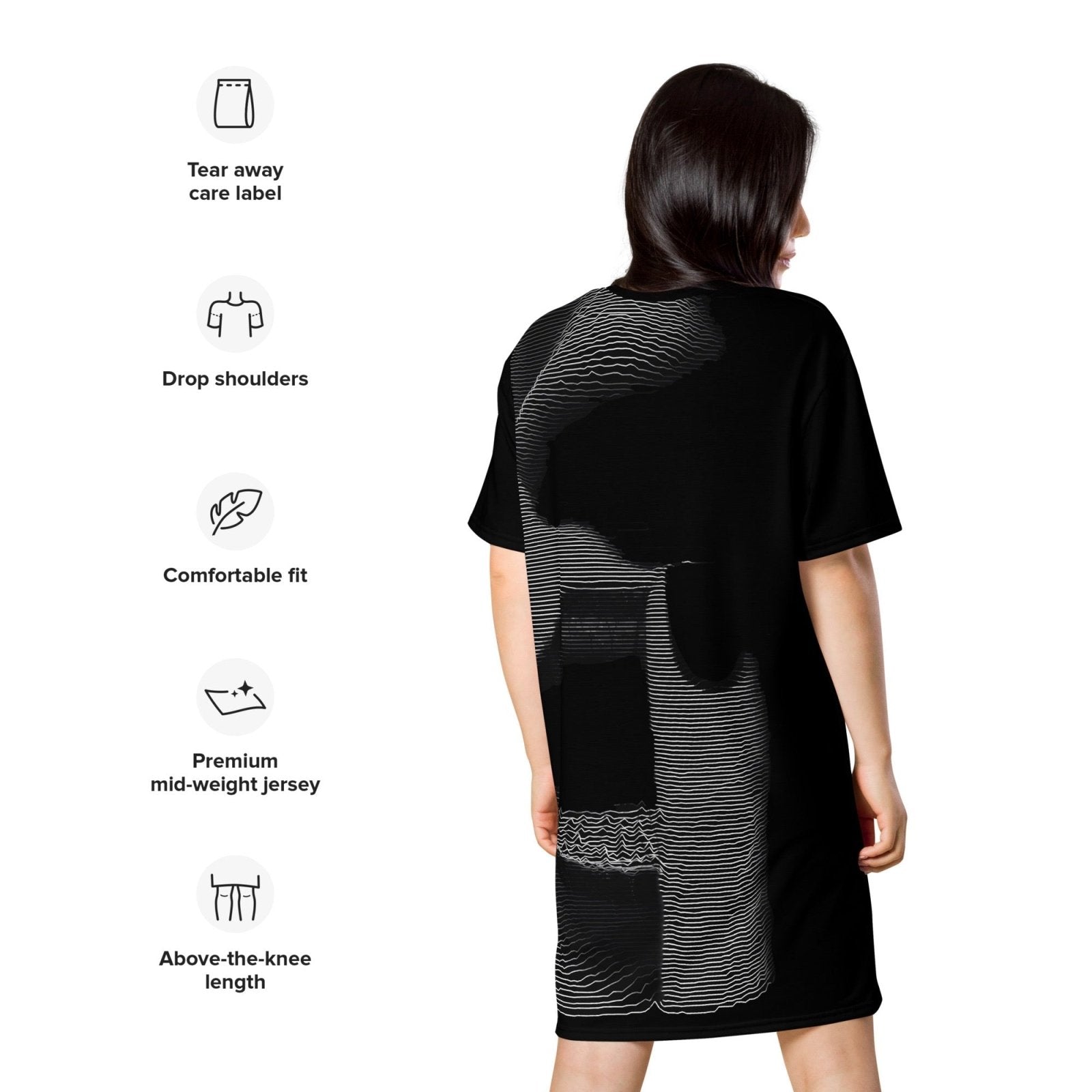 Shhh! - Womens T-Shirt Dress - iSAW Company