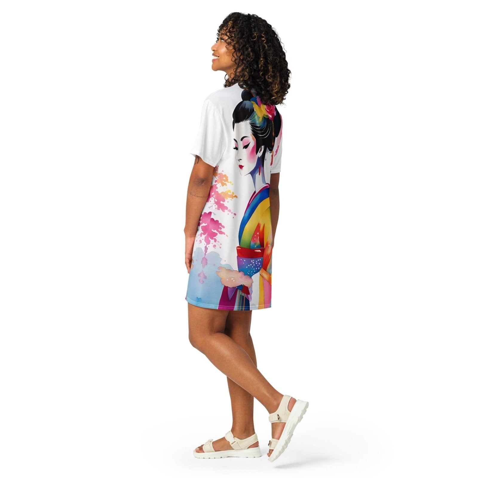 Geisha Girl - Womens T-Shirt Dress