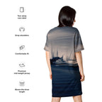 The Sleeping Yachts (at Sunrise) - Womens T-Shirt Dress