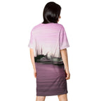 The Sleeping Yachts (at Evening) - Womens T-Shirt Dress