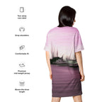 The Sleeping Yachts (at Evening) - Womens T-Shirt Dress