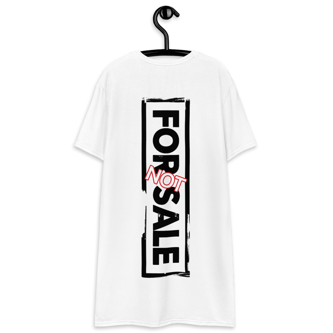 Not For Sale Black Stamp - Womens T-Shirt Dress