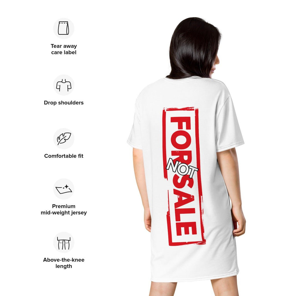 Not For Sale Red Stamp - Womens T-Shirt Dress