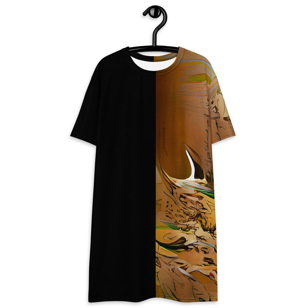 Half Black Half Gāolàng - Womens T-Shirt Dress